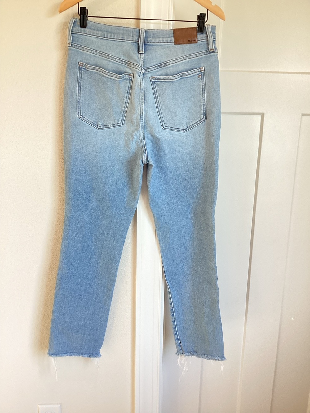 Madewell Perfect Vintage Jean High Rise Distressed Light Blue Denim 29 - Picture 7 of 12